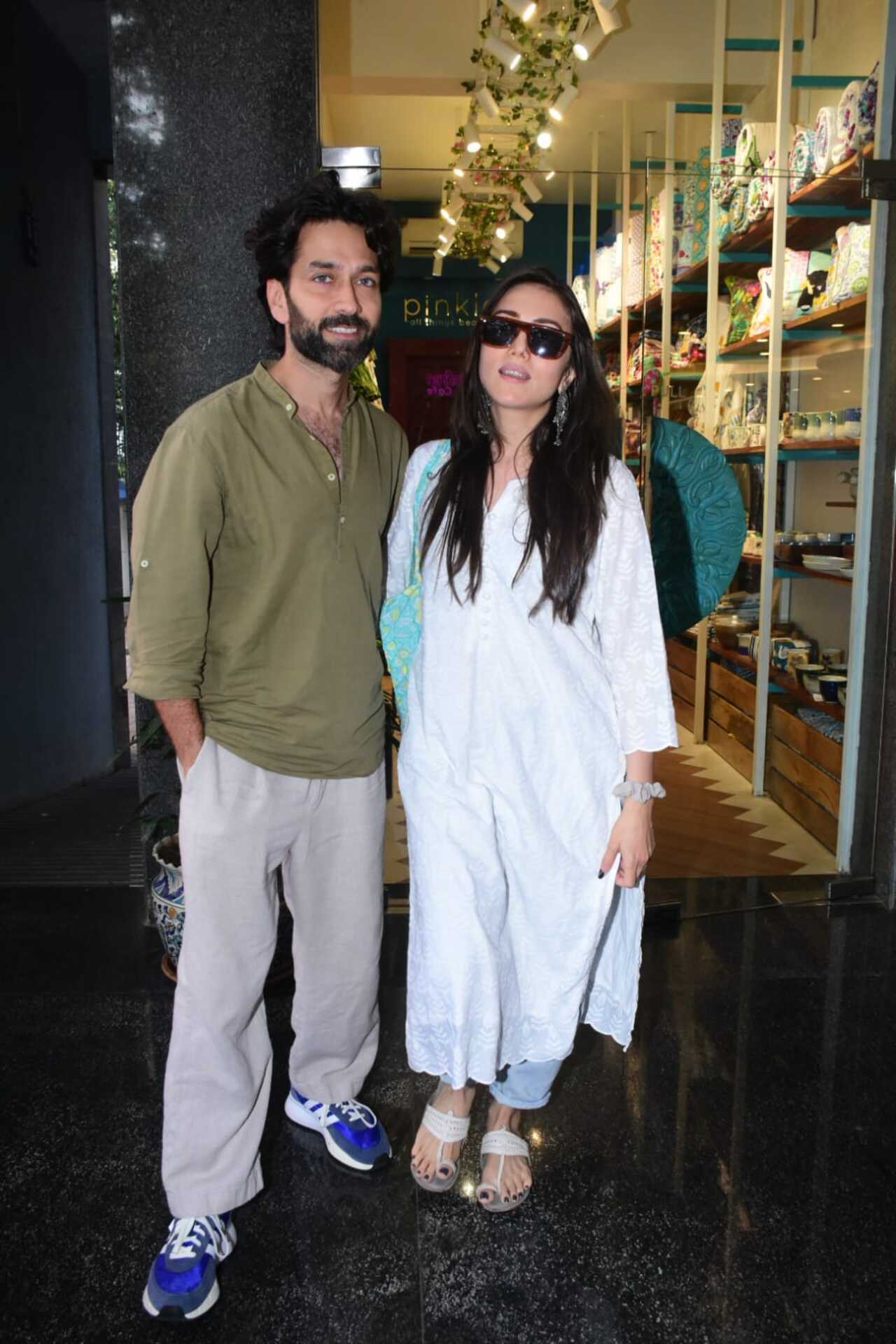 Nakuul Mehta and Jankee Parekh stepped out in the city